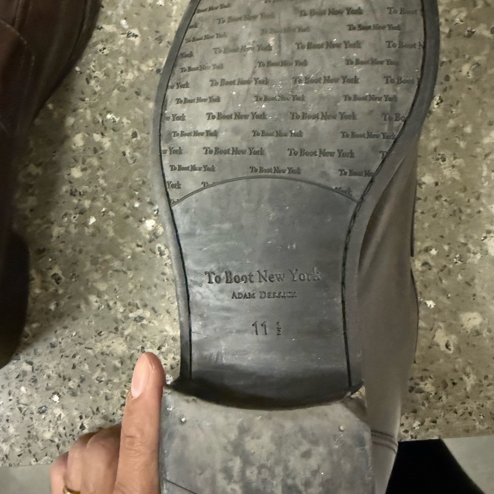 To Boot Men's Black Leather Shoes